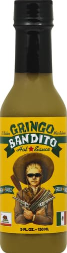 Gringo Bandito, Green Hot Sauce, 5 oz...