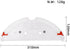 Mop Cloth Bracket Compatible for Xiaomi Roborock S5 MAX S50 S55 MAX S6 MaxV T7 T7 PRO Robot Vacuum Cleaner Replacement Parts...