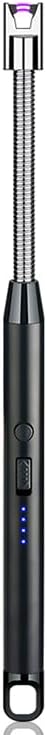 USB Electric Arc Lighter Rechargable (Black)...