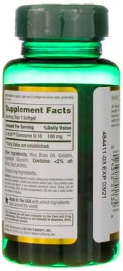 Nature's Bounty Co Q-10 100 mg Dietary Supplement Softgels - 75 ct, Pack of 2...