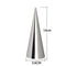 5 PCS Large Stainless Steel Conical Danish Large Screw Croissant Wrap Tool Baking Tool Horn Cake Mold...