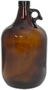 1 Gallon (128oz) Amber Glass Jug With 38mm Cap - FBA...