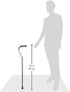 DMI Walking Cane for Adult Men and Women, FSA Eligible, Lightweight and Adjustable, Ergonomic Hand Grip and Wrist Strap...