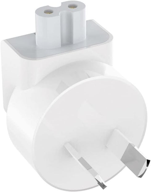 2 Pack AU Plug Duck Head Adapter Converter for Apple MacBook Mac iPad iPhone AC Power Wall Charger Brick Block Australian New Zealand China NZ CN ...