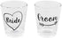 Bride and Groom Shot Glass Set...