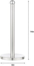 Paper Tower Holder, Round Top, Silver...