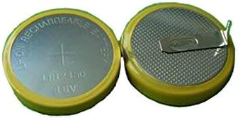 New 2 x Rechargeable LIR2450 LIR 2450 3.6V Cell with Tab...