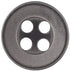 12 Pcs Grey Sewing Buttons 4 Hole Round Buttons 0.4 inch Button for Crafts 16L Plastic Buttons for Sewing 10mm Smoke Buttons for Pants Blouse Shir...