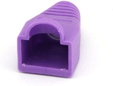 RilexAwhile 50 PCS 10 Colors Soft Plastic CAT5E CAT6 Ethernet RJ45 Cable Cap Connector Boots Plug Cover Strain Relief Boots (50 PCS 10 Colors)...