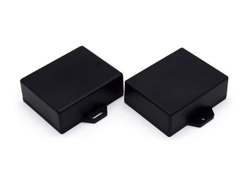 Fielect 3Pcs Project Box ABS Plastic Junction Box Dustproof Universal Electrical Project Case Enclosure with Ear Black, 2.44 x 1.97 x 0.87 inch...