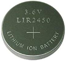 New 2 x Rechargeable LIR2450 LIR 2450 3.6V Button Cell...