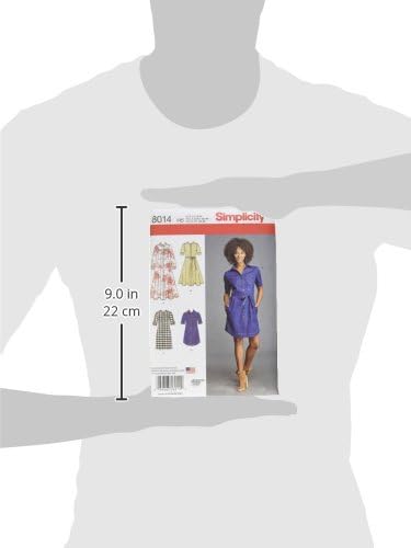 Simplicity 8014 Women's Shirt Dress Sewing Patterns, Sizes 6-14...