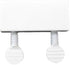 QCAA Sliding Window Security Lock with Vinyl Lining, Child Proof Lock, Aluminum, White, 8 Pack, Made in Taiwan...