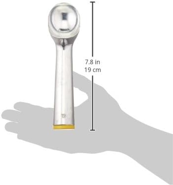 Winco AICD-12 Self-Defrosting Aluminum Ice Cream Dipper, 3-Ounce,Medium...