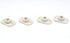 4Pcs Self Adhesive Caster Wheels Mini Swivel Wheels Stainless Steel Paste Universal Wheel 360 Degree Rotation Sticky Pulley for Bins Bottom Storag...