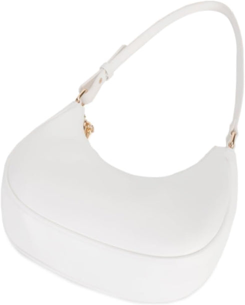 Crescent Shoulder Bags for Women Cute Hobo Tote Handbag Under the Arm Purses Mini Clutch Purse with Zipper Closure...