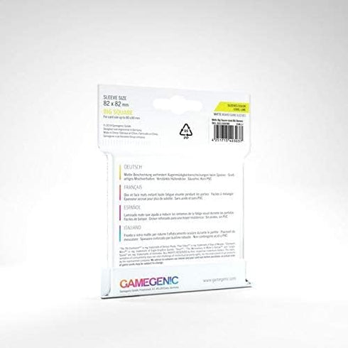Gamegenic Matte Board Game Sleeves 50ct Big Square...