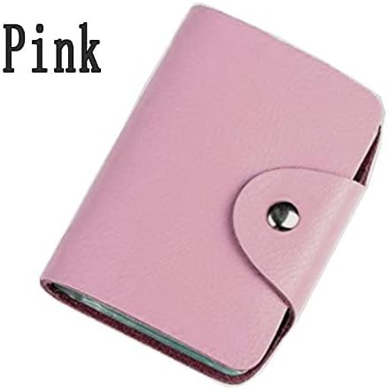 K Y KANGYUN Credit Card Holder for Women 2 Pack, Transparent Plastic Small Credit Card Holder Protector Sleeve Unisex ?Pink&Blue?...