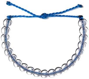 4Pcs Boho Adjustable String Braided Bracelets Handmade Weaving Rope Clear Crystal Seed Beaded Ocean Bracelet for Women Men Unisex Healing Power Je...