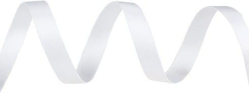 LIUYAXI White Double Face Satin Ribbon 3/8" X 50 Yards, Ribbons Perfect for Crafts, Gift Wrapping, Bow Making and More...