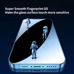SCREEN PORTECTOR FOR IPHONE 13/14 PRO AND IPHONE 13 (2 PACK) PREMIUM TEMPERED...