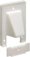 Arlington Industries AACER1x-AACER1 Reversible 2 Piece Low Voltage Cable Access Plate44; 1 Gang44; White...