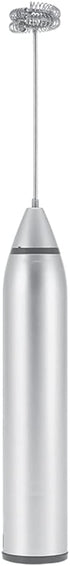 Electric Milk Frother,Rechargeable Electric Cappuccino Frother,Professional for Restaurant Home(Silver)...