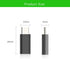 4 Pack Black Adapter - Female Lightning to Male USBC - Supports Charging and Data Transfer - Compatible with iPhone 15 15Pro Max Plus iOS Samsung ...