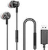 USB Headphone for PC with Mic,USB Headset with Microphone Mute Function&Volume Control with Heavy Stereo for Office Live Broadcast YouTube Video S...