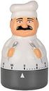 Kitchen Timer Cooking Timer 60 Minutes Countdown Timer Mechanical Timer Chef Shaped Alarm Clock,Suit for Children and Elderly,used for Cooking Bak...