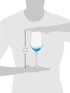Abbott Collection Optic Bubble Red Wine Glass, Blue...