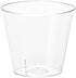 Embellish Crystal Clear Hard Plastic 1oz Clear Shot Glass Pack Of 50...