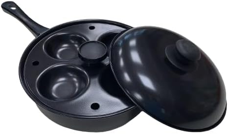 Fox Run Egg Pan, Non-stick Egg Poacher and Fry Pan Set...