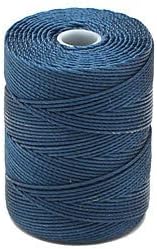 C-LON Bead Cord, Peacock - 0.5mm, 92 Yard Spool...