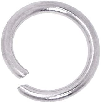 Mandala Crafts 500 Pcs Assorted Stainless Steel Jump Rings Jewelry Findings - 3mm to 8mm Small Open Jump Rings Kit for Jewelry Making & Crafts...