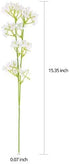 Bringsine Baby Breath Gypsophila White Fake Artificial Flowers for Arrangements DIY, Wedding Bridal Bouquets, Centerpieces Party Home Decorations-...