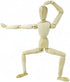 HSOMiD 12'' Artists Wooden Manikin Jointed Mannequin Perfect for Home Decoration/Drawing The Human Figure (A)...