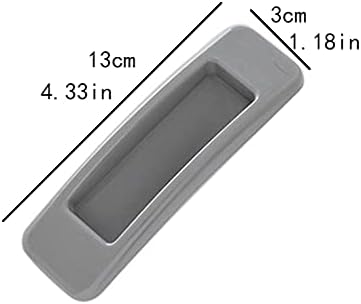 4 PCS Self-Adhesive Push-Pull Assistant Drawer Handle Window Handle Kitchen Bathroom Drawer Handle Cabinet Door Handle(Grey and Khaki)...