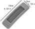 4 PCS Self-Adhesive Push-Pull Assistant Drawer Handle Window Handle Kitchen Bathroom Drawer Handle Cabinet Door Handle(Grey and Khaki)...
