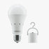 Rechargeable Light Bulbs - Pack of 1 - Battery Operated Long Lasting Emergency Light Bulb with Power Cap - 5000K Color Temperature - 850LM (E26 /1...