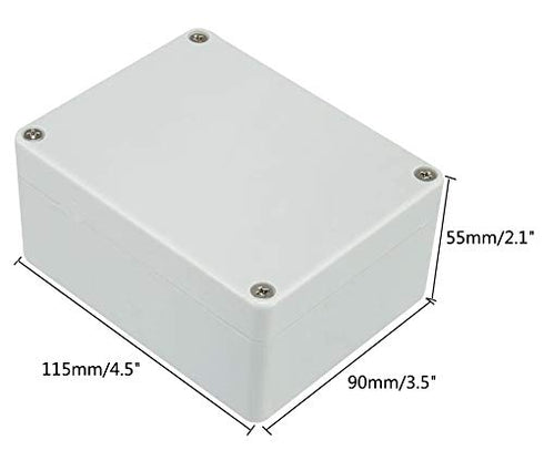 YXQ 4.5 x 3.5 x 2.1 inch Plastic Waterproof Project Case DIY Junction Box Holder(115 x 90 x 55mm)...