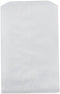 FlanicaUSA 100 pcs 4" X 6" White Kraft Paper Bags for Candy, Cookies, Crafts, Party favors, Jewelry, Merchandise, Gift bags...