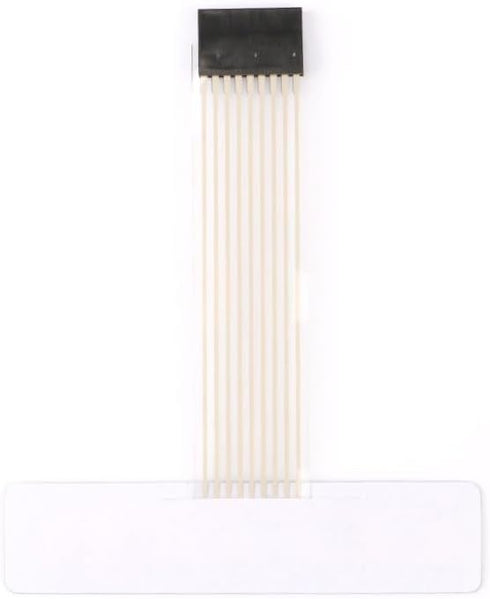 3Pcs 1x6 Matrix Array Membrane Switch Display Keypad Keyboard Switch 104*24mm 6 Keys with LED Light...