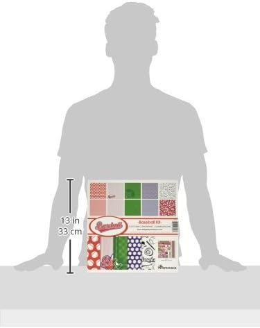 Reminisce Collection Kit 12"X12"-Baseball, 12" by 12", Multicolor...