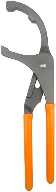 Oil Filter Wrench, 64mm to 95mm Adjustable Oil Filter Plier, 12" Multifunction Oil Filter Removal Tool, Ideal for Filters, Conduit, Fittings...