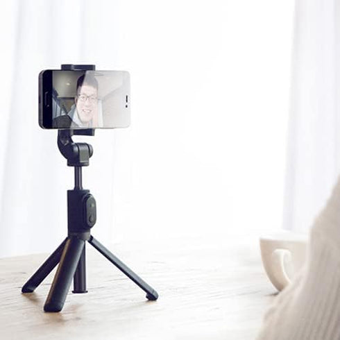 Original Xiaomi Selfie Stick, Foldable Tripod Selfie Stick Bluetooth Remote Control Selfiestick with Wireless Shutter for iPhone/Xiaomi/Huawei/Asu...