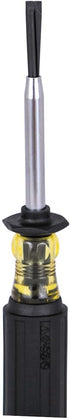 Klein Tools 85153K Slotted Screw-Holding Screwdriver Set, 3/16-Inch, 1/4-Inch Split-Blade Flat Head Driver, Positive Gripping Action, 2-Piece...
