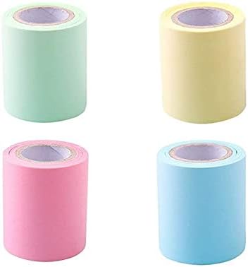 Full Adhesive Roll Sticky Notes, Self-Stick Notes,Width x Length 2 x 300 Inches, 4 Rolls/Pack (Four Colors)...