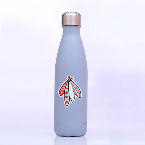24 PCS Chicago American Blackhawks Hockey Stickers for Water Bottle, Laptop, Bicycle, Computer, Motorcycle, Travel Case, Car Decal Decoration Stic...