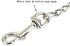 Metal Dog Leash 4FT/6FT Chew Proof Heavy Duty Dog Chain Leash for Medium Large Dogs, Comfortable Handle with Dog Waste Bag Holder, Improved Dog Sa...